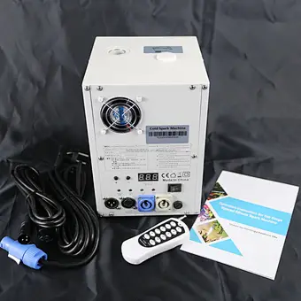 600w Mini Titanium Powder Set Battery 750w Cold Fireworks Wireless Dmx Control 650w Spark Fountain Machine For Wedding Stage Dj