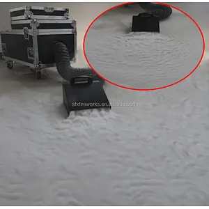 Wedding 3000W Low Lying Fog Machine Water Low Fog Machine Dual Output Haze Machine