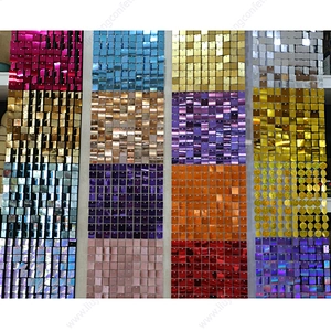 Air Activate 3D Shiny Shimmer Square Circle Sequins For Advertising Board Wedding Event Festival Backdrop Sign Party Decoration