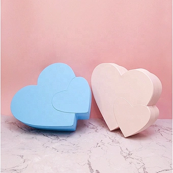Valentines Luxury Paper Wedding Heart Shape Hand Multi function Jewelry Storage Eternal Love Packaging Custom Flower Gift Boxes
