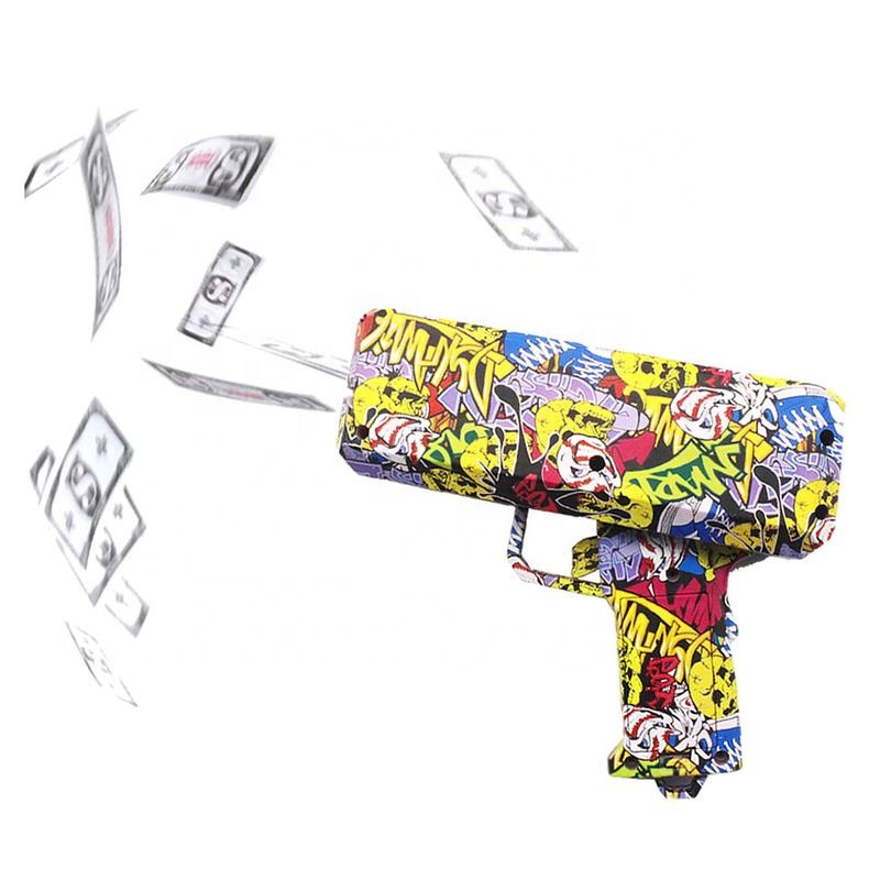 Spraying Shooter Gold Customization Spray Notes Fashion Pink Toy Birthday Gift Party Game Cash Cannon Funny Money Gun