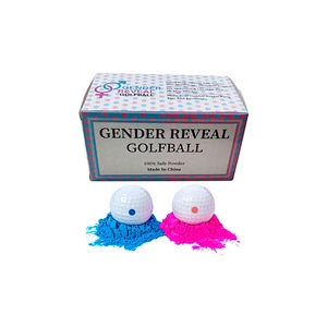 Gender Reveal Football Ball Blue Pink Holi Powder Baby Shower Party Decoration Supplies Kit 100% Biodegradable Exploding Soccer