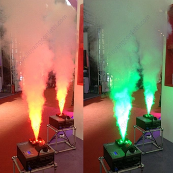 1500W DMX LED Wireless Remote Upward Spray Disco Fog Machine Dry Ice Halloween Party Club Decoration DJ Machinedry Ice Smoke