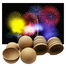 Hemisphere Paper Cover 3 Inch Display Shell Bomb Material Pyrotechnic Mortar 1.3g Un0335 Wedding Pyro Cracker Fire Work Firework
