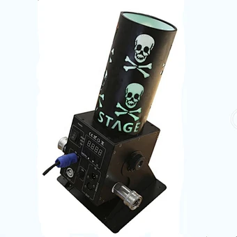 Powercon SKULL LOGO LED CO2 jet Tanto DMX como control de potencia