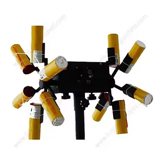 Fireworks Fountain Remote control double electric windmill equipment with AA battery for Stage Decoration Party Wedding