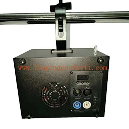Remote DMX control waterfall spark fall cold pyro firework fountain spinning rainfall spark machine for party Wedding dj stage