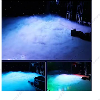 Professional wholesale price 3000W low lying fog smoke mist machine ground smog wedding concert water base low fog machine