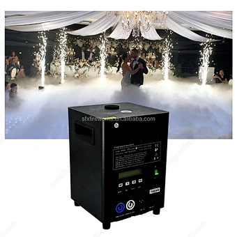 Best Seller 600W Remote DMX Control Indoor Cold Flame Spark Fireworks Fountain Machine Stage Effect Wedding DJ Party Decoration