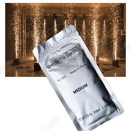 Composite Ti Powder 200G Titanium Metal Granules Cold Pyro Fireworks Powder MSDS Cold Spark Machine Powder for Sparkler Machine