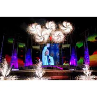 Wedding Sculpt Fountain Stage Electric Windmill Cue Remote Control Wire Ignition Device Pyrotechnic Fireworks Firing System