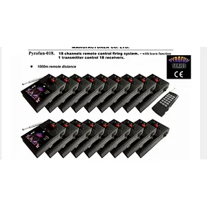 18 channels remote control firing system
