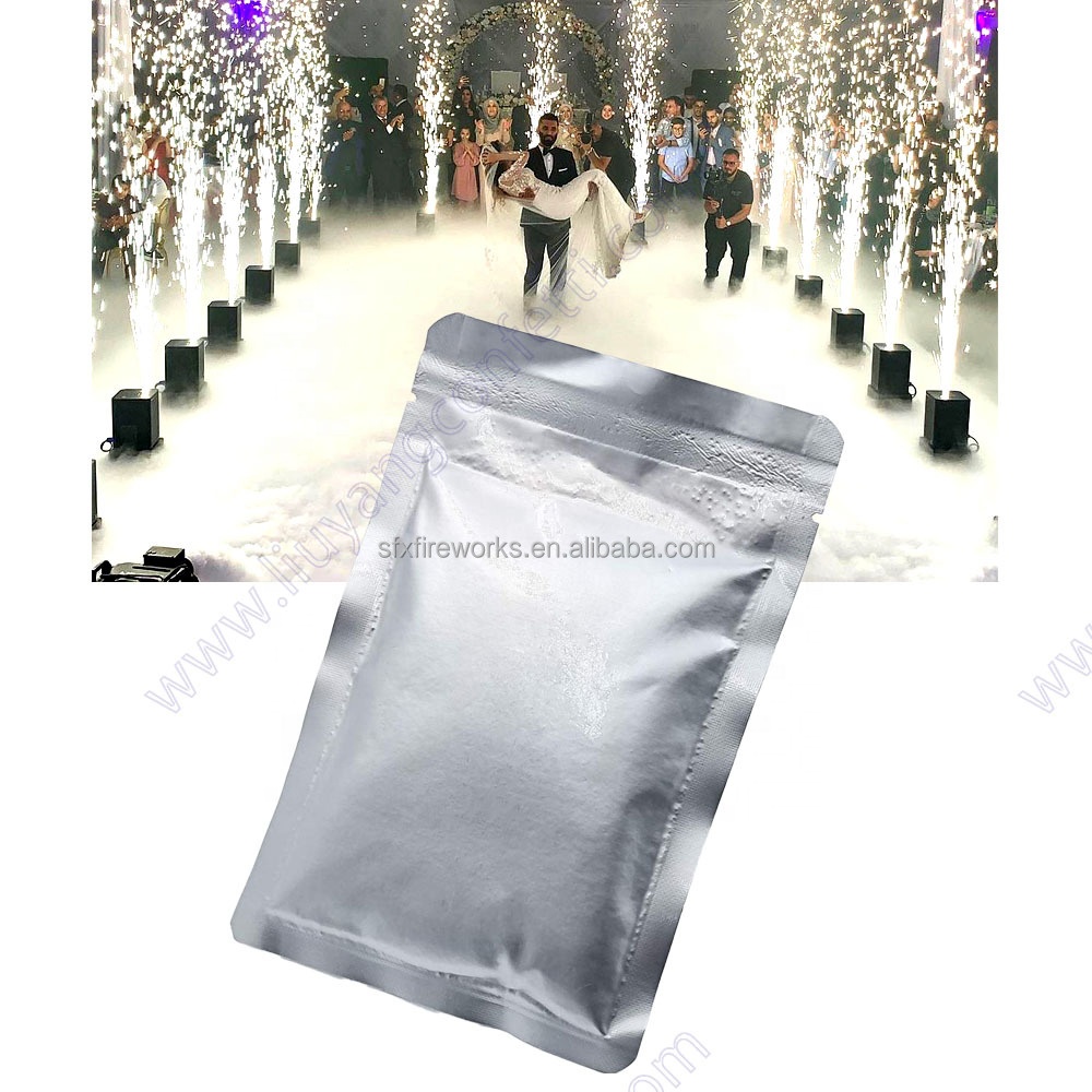Hot Sale Marriage Ti Powder 200g Stage Effect Smokeless Safety Powder Cold Spark Machine Wedding Pyrotechnics Metal Dust Sparkly