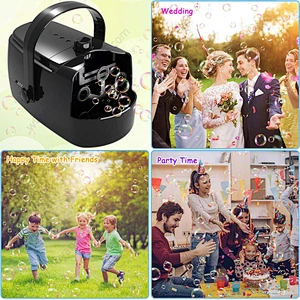 Electric Automatic Plastic Outdoor New Design Summer Magic Maker Blower Fan Kids Toy Bubble Machine for party wedding stage