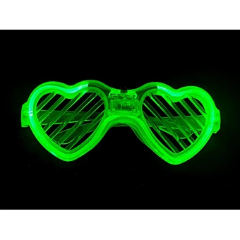 Holiday Shutter Shades Neon EL Wire LED Flashing Glasses Light Up glow Glasses Cold Light Luminous Club Concert Party Glasses