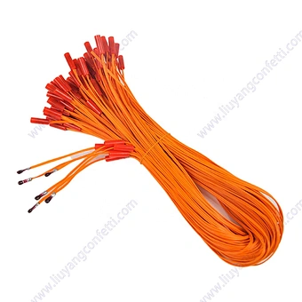 1m 2m 3m For Sale Stage Fountain Indoor Production Copper Core Fireworks Electric Igniter Pyrotechnic Ematch Ignitor