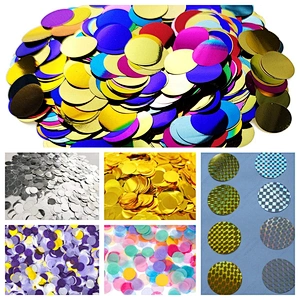 30colors Customized 1.5cm Wedding Favors Round party use paper confetti