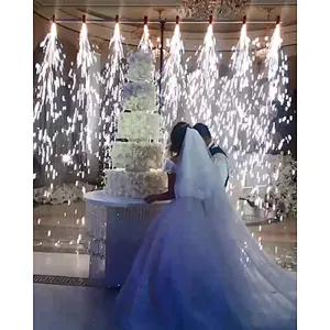 Centerpieces Table Backdrop Cold Pyro Waterfall Pyrotechnic Fireworks Firing System Event Wall Decor Wedding Decorations