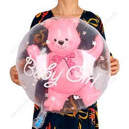 1 Set Boy Or Girl Balloon Gender Reveal Baby bear Ballon Home Birthday Party Decoration Gender Reveal