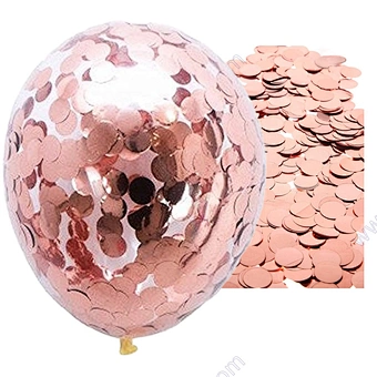 1.5cm 2.5cm Round PET Balloon Glitter BoBo Ball Filler Transparent Balloon Foil Paper Confetti