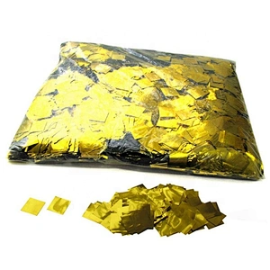 flameproof colorfast golden metallic confetti for wedding stage concerts stadium party celebration festival