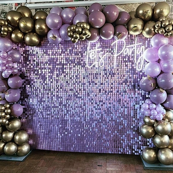 Event Clear Back Panel Premium Silver 3d Black Gold Decoration 4d Party Para Shimmering 4d Metallic Sequin Backdrop Shimmer Wall