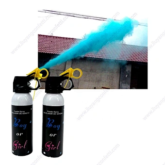 Decoration Boy Or Girl Baby Cannon Powder Confetti Smoke Color Cornstarch Spray Gender Reveal Fire Extiguitor Party Supplies