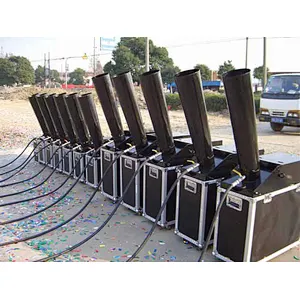 Stage Special Effects Led Confetti Blower Cannon Color Paper Launcher Machine Confetti Spray Machine big Co2 confetti blower