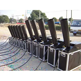 Stage Special Effects Led Confetti Blower Cannon Color Paper Launcher Machine Confetti Spray Machine big Co2 confetti blower