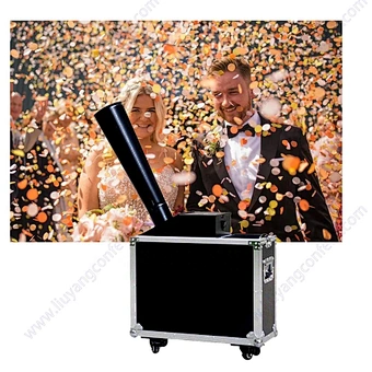 SFX DMX Control Big Model Large CO2 Color Paper Blower Confetti Cannon Blaster Launcher Confetti Machine