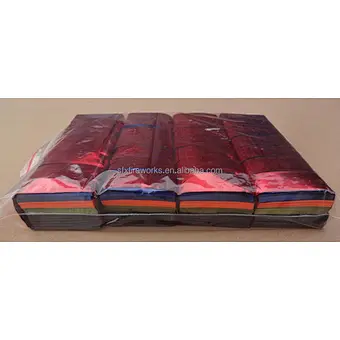 factory price 2x5 CM red metallic confetti paper with CE certificate paper for party