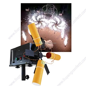 Handheld Cold Fireworks Machine Pyro Fountain Wheels Stage Firing System for Parties Celebrations for Weddings Special Occasions