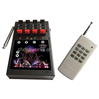 Wireless Transmitter Channel Ice Fountain Ignition Stage Cold Pyro Pyrotechnic Fireworks 4 cues remote control firing system