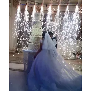 Centerpieces Table Backdrop Cold Pyro Waterfall Pyrotechnic Fireworks Firing System Event Wall Decor Wedding Decorations
