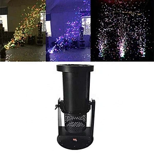 Shooter Blaster Spray Dj Stage Special Effect Wedding NightClub Led Electric Sparkler Confetti Blower Color Paper Cannon Machine