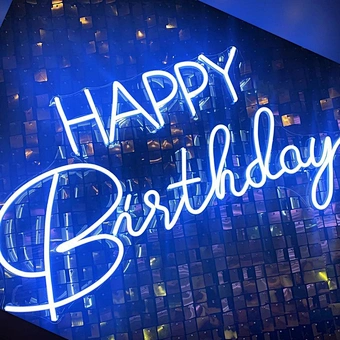 Lighting Decor Custom Led Light Oh Baby Wedding Open Wall Home Bar Party Decoration Happy Birthday Letter Neon Sign