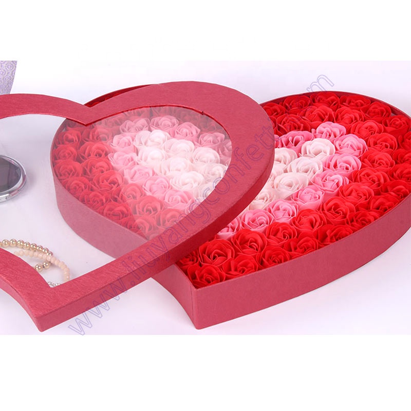 Wholesale Handmade Diy Everlasting Rose Artificial Preserved Flower Box Wedding Valentine's Valentines Day Valentin Gift