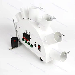 Indoor Pyrotechnic Cold Pyro Fountain Fireworks Firing System For Wedding Stage fan shape 7 shots