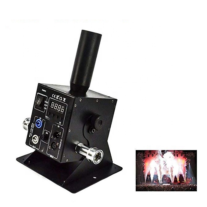 Special Effect party fog Metal Cannon DMX DJ Equipment led Cryo smoke co2 jet machine for Night Club Stage Show