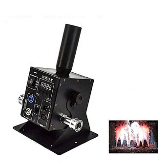 Special Effect party fog Metal Cannon DMX DJ Equipment led Cryo smoke co2 jet machine for Night Club Stage Show