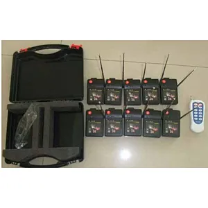 pyro 10 cues, 10 position/one remote controller,10 receivers firing system for indoor small shows