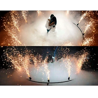 Pyrotechnic Machine Cold Indoor Electric Sparkler Marriage Hall Decoration Fountain Spark Rang In Stage Pyro Firework Wedding