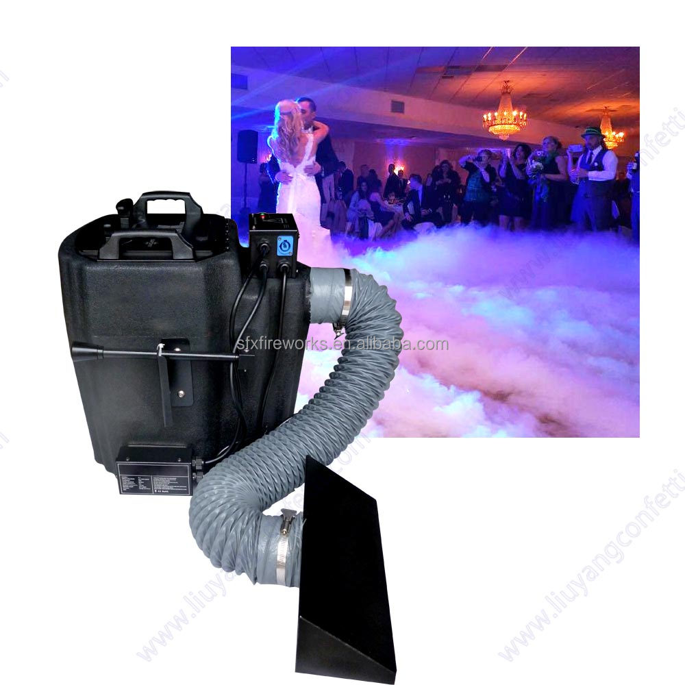 Manual Control 3500W Low Lying Smoke Machine Nimbus Dry Ice Fog Machine for Wedding Stage Parties