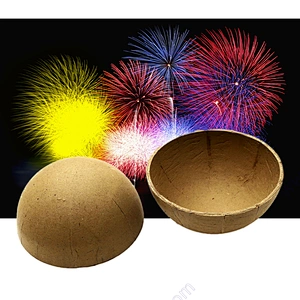 Hemisphere Paper Cover 3 Inch Display Shell Bomb Material Pyrotechnic Mortar 1.3g Un0335 Wedding Pyro Cracker Fire Work Firework