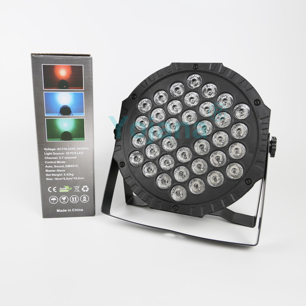 colorful rainbow 230W LED Mini Flat Par Light for party show led stage machine