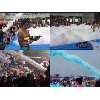 Professional Stage Effect 1000w party entertainment foam cannon Jet Foam Machine Large Party Foam Machine for party event pool