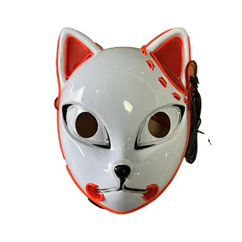 led luminous mask halloween mask party props  cat face mask for party festival