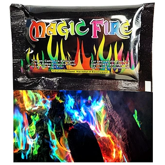 Party Camping Color Fires Tricks Coloured Bonfire Xmas Fireplace Magical Factory Mystical Flames Magic Fire Powder
