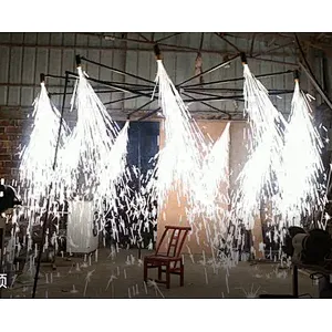 Remote control 360 degree spinning indoor cold fireworks cold fire machine sparkler machine  pyrotechnics firing system