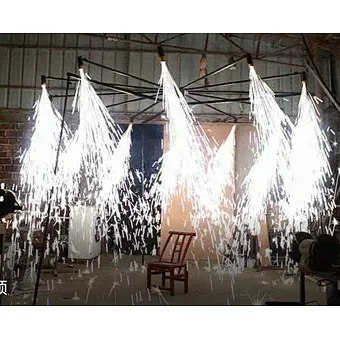 Remote control 360 degree spinning indoor cold fireworks cold fire machine sparkler machine  pyrotechnics firing system